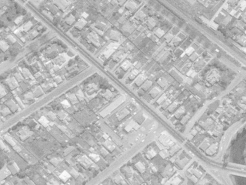 127 Opawa Road from the air, 1975-1979