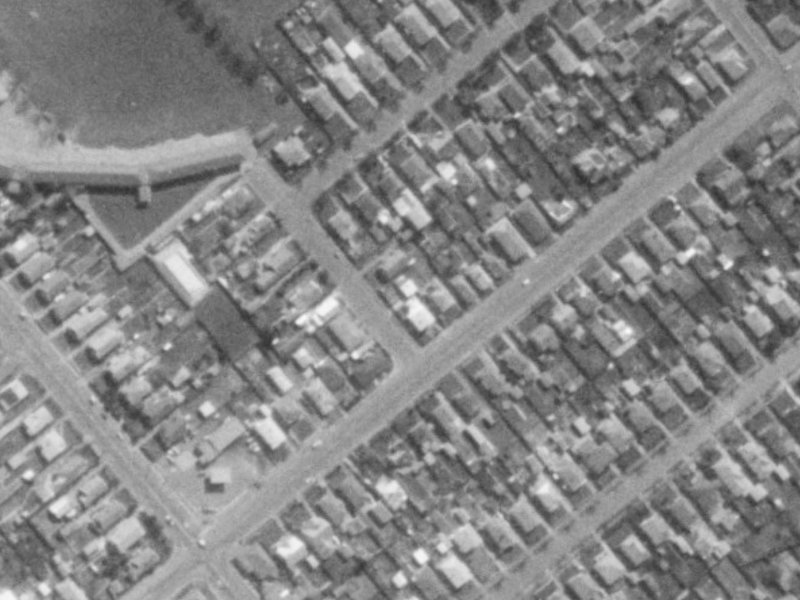 6 Dominion Avenue from the air, 1975-1979
