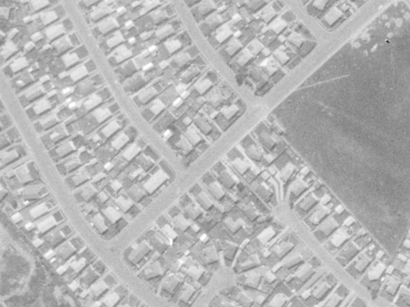 34 Witham Street from the air, 1975-1979
