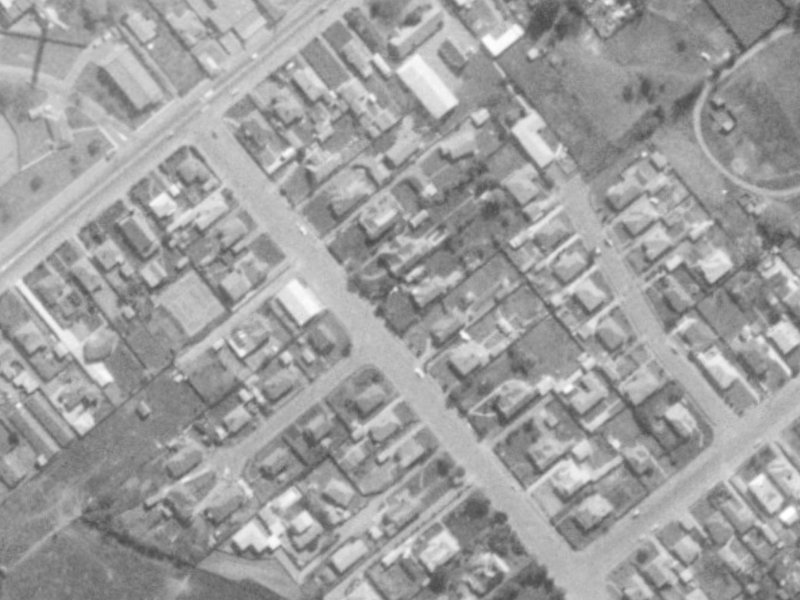 106 Domain Terrace from the air, 1975-1979