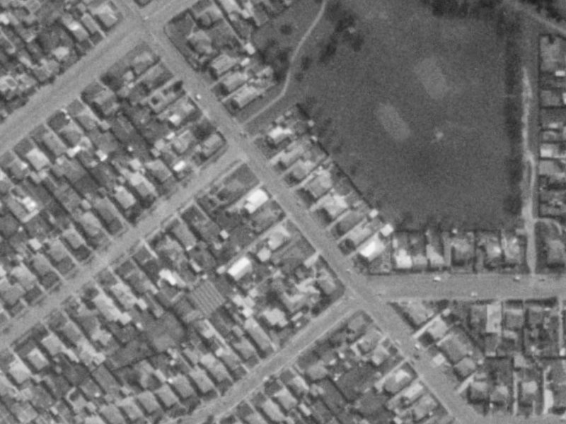 77 Strickland Street from the air, 1975-1979