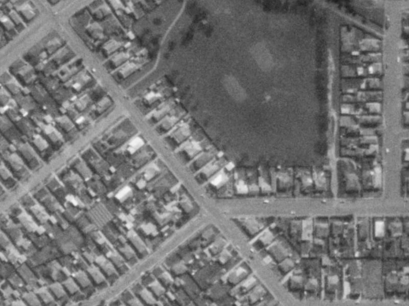 100 Strickland Street from the air, 1975-1979