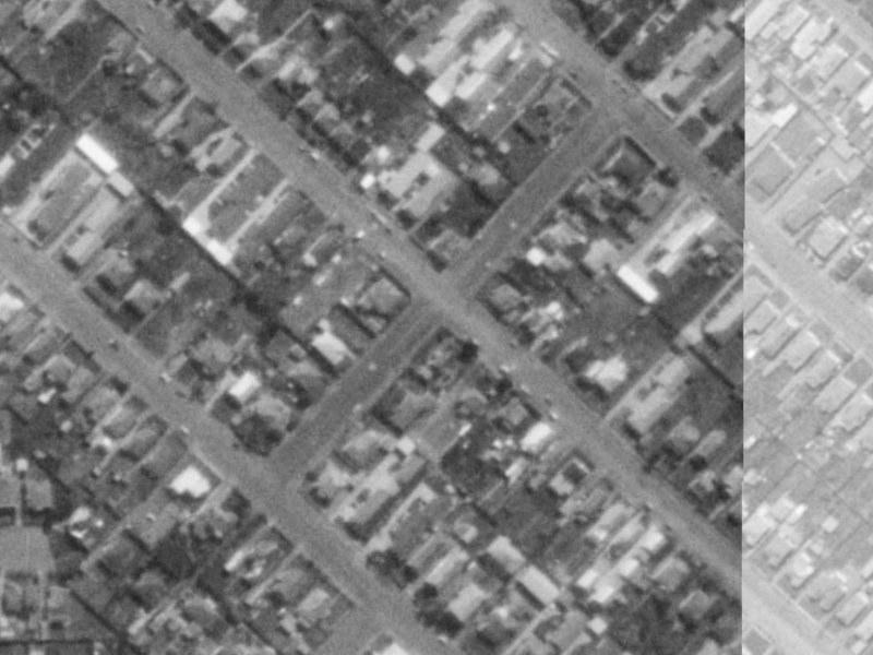 King Street from the air, 1975-1979