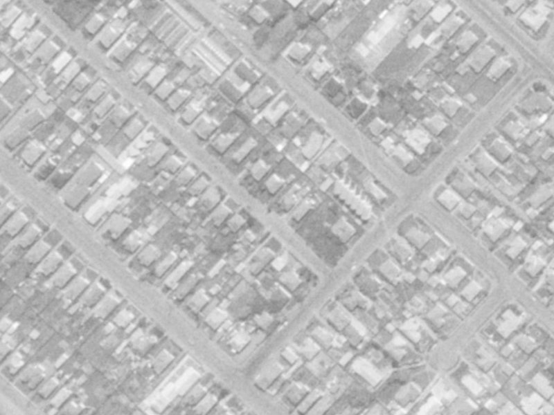 57 Gibbon Street from the air, 1975-1979