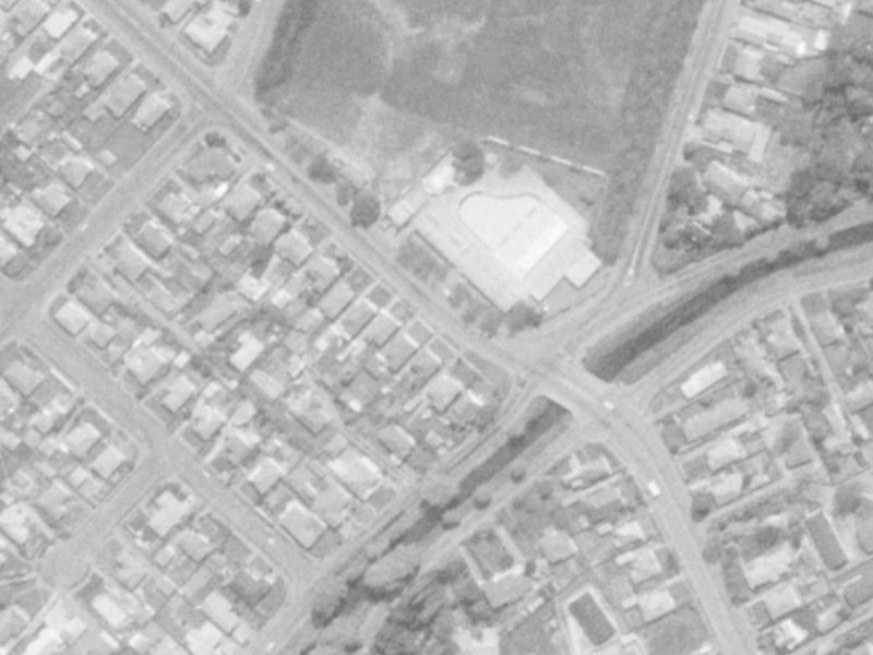 9 Waltham Road from the air, 1975-1979