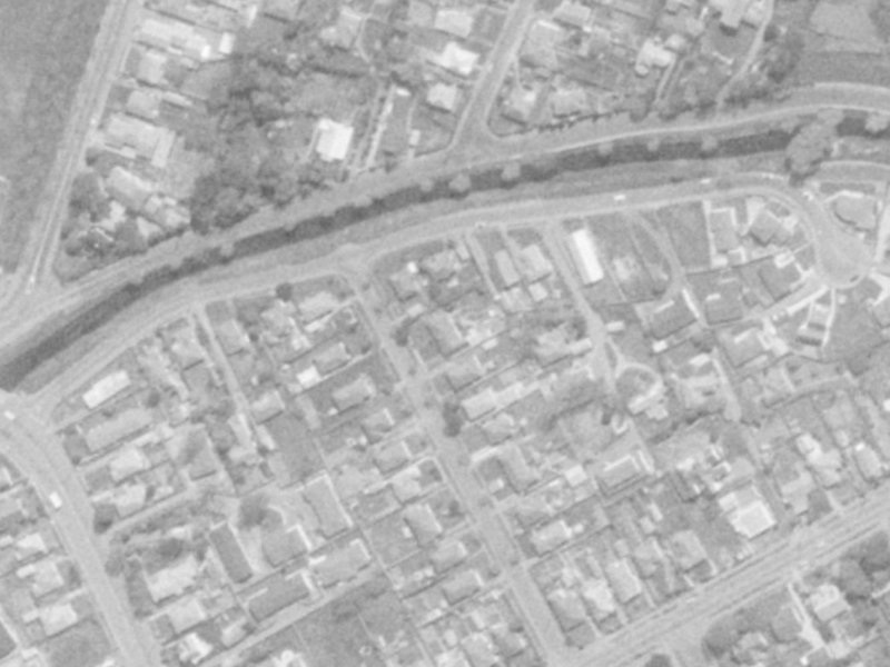22 Wilding Street from the air, 1975-1979