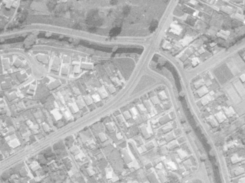 145 St Martins Road from the air, 1975-1979