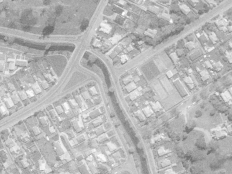 121 Fifield Terrace from the air, 1975-1979