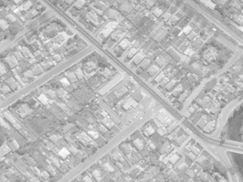 124B Opawa Road from the air, 1975-1979
