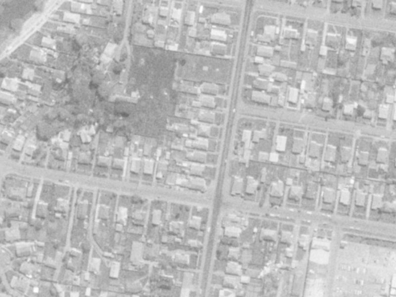 98 Radley Street from the air, 1975-1979