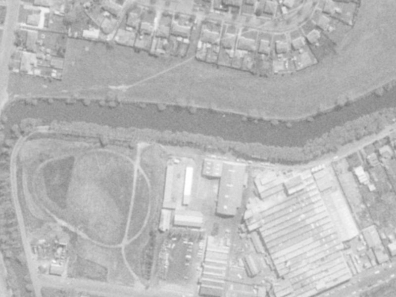 53 Connal Street from the air, 1975-1979