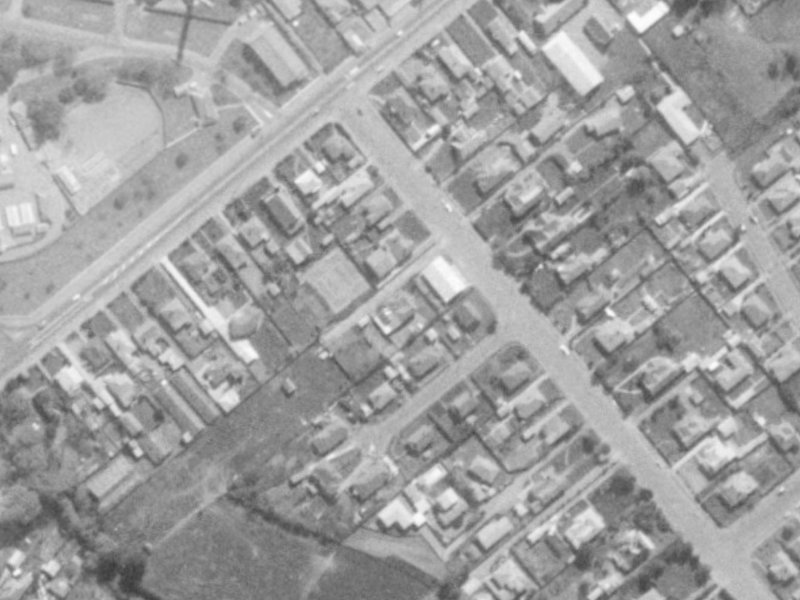 2 Pony Lane from the air, 1975-1979