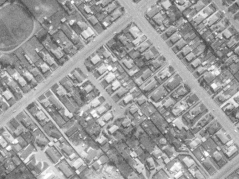 9 Willis Place from the air, 1975-1979