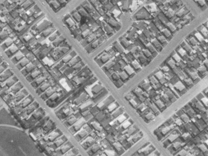 76 Simeon Street from the air, 1975-1979