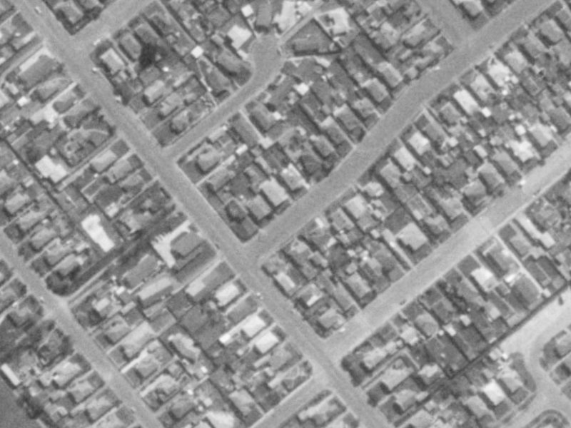 5 Bletsoe Avenue from the air, 1975-1979