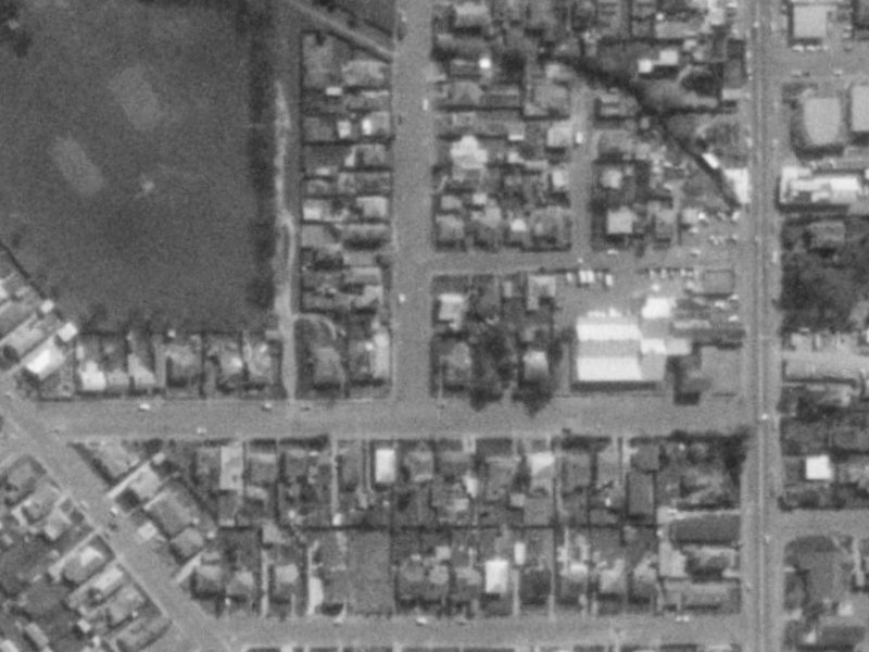 9A Forbes Street from the air, 1975-1979