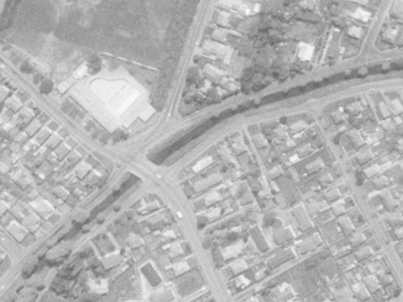 113 Riverlaw Terrace from the air, 1975-1979
