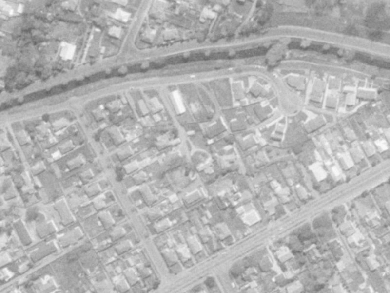 146A Riverlaw Terrace from the air, 1975-1979