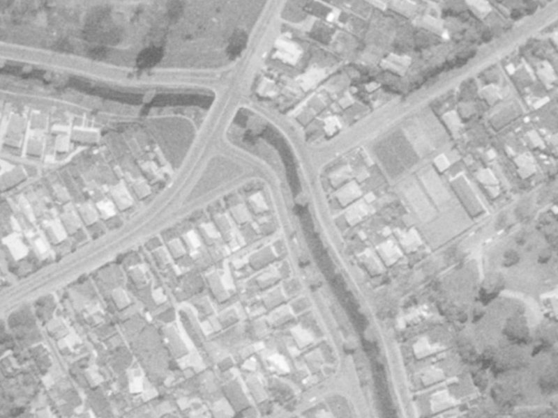 174 Riverlaw Terrace from the air, 1975-1979
