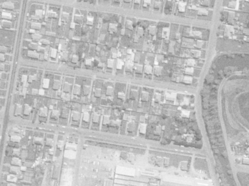 34 Chichester Street from the air, 1975-1979