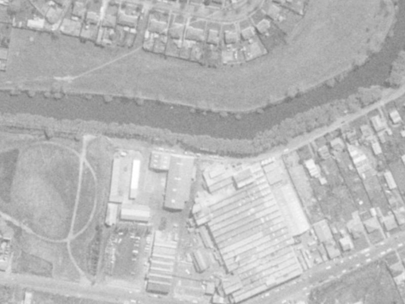 40 Connal Street from the air, 1975-1979
