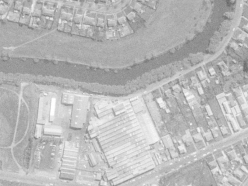 35A Connal Street from the air, 1975-1979