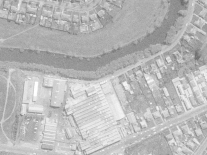 38 Connal Street from the air, 1975-1979