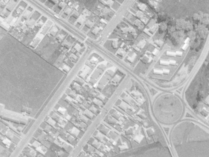 738 Ferry Road from the air, 1975-1979
