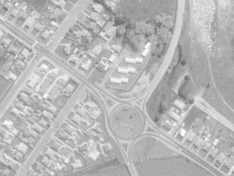 2 Maurice Hayes Place from the air, 1975-1979