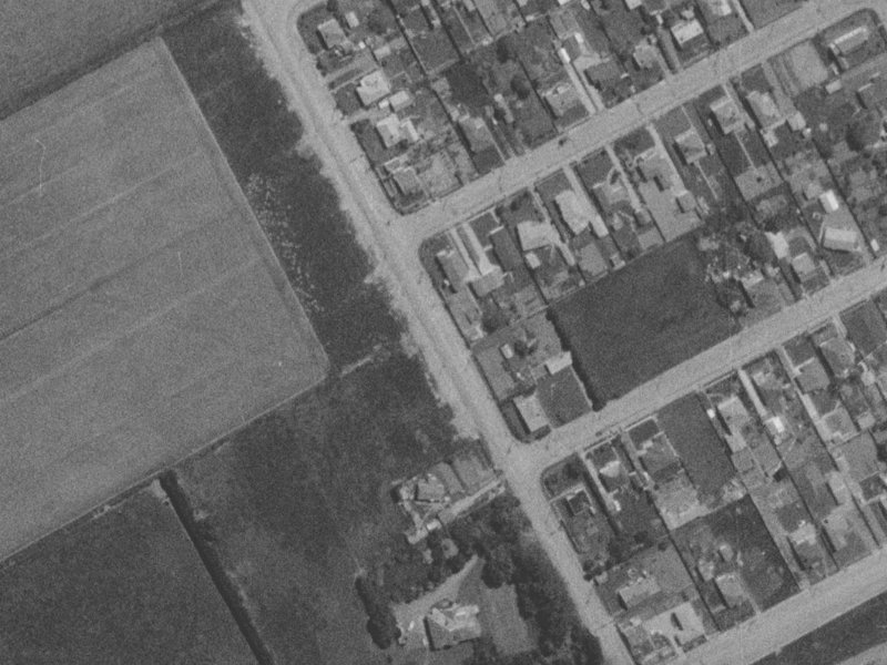 14 Bailey Street from the air, 1975-1979