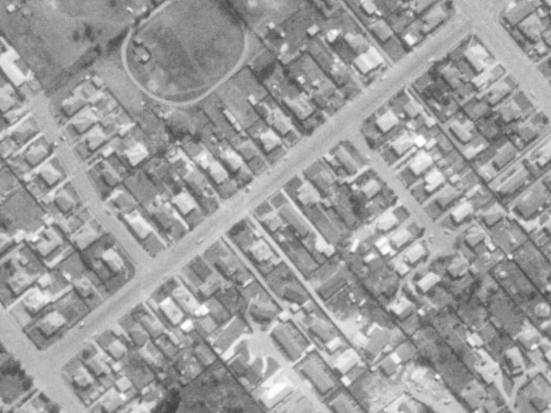 38A Edinburgh Street from the air, 1975-1979