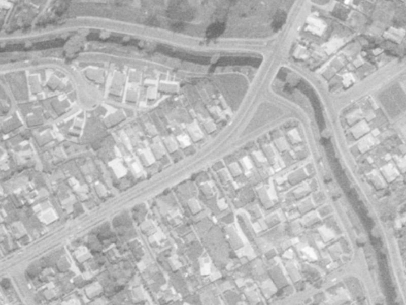 143 Saint Martins Road from the air, 1975-1979