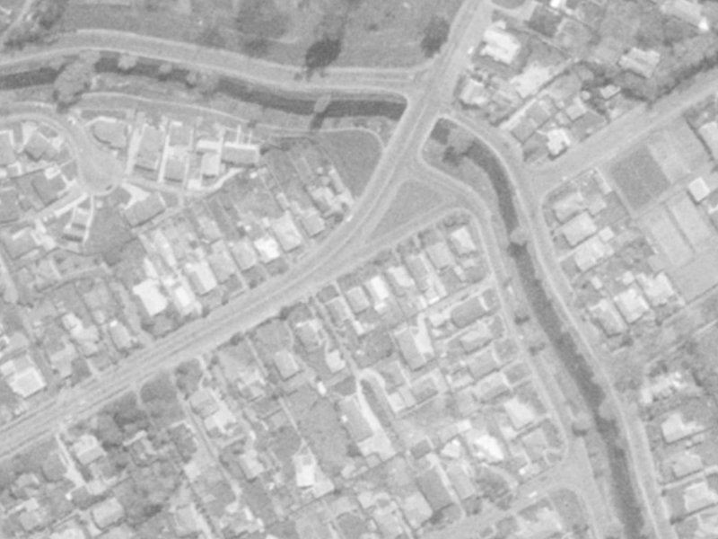 126 Saint Martins Road from the air, 1975-1979