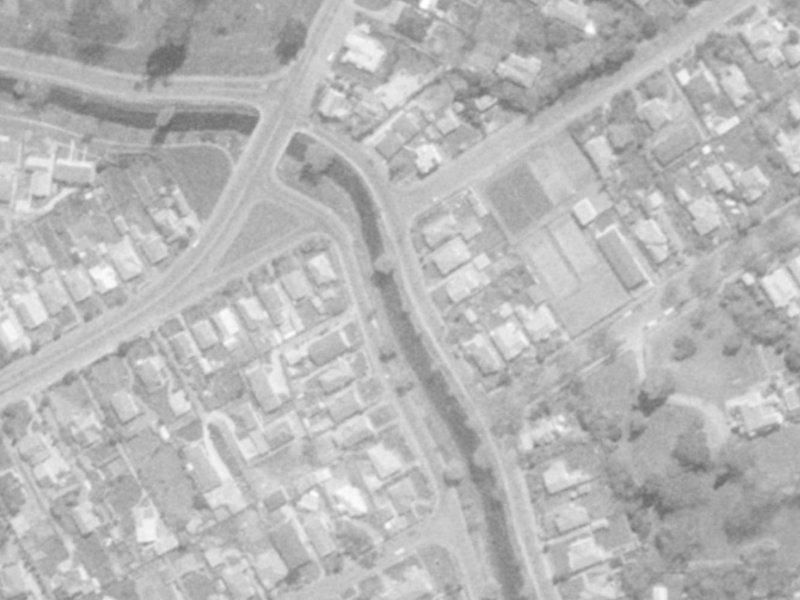 170 Riverlaw Terrace from the air, 1975-1979