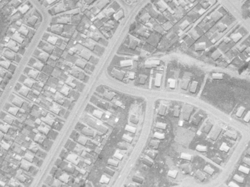 4 Gibson Drive from the air, 1975-1979
