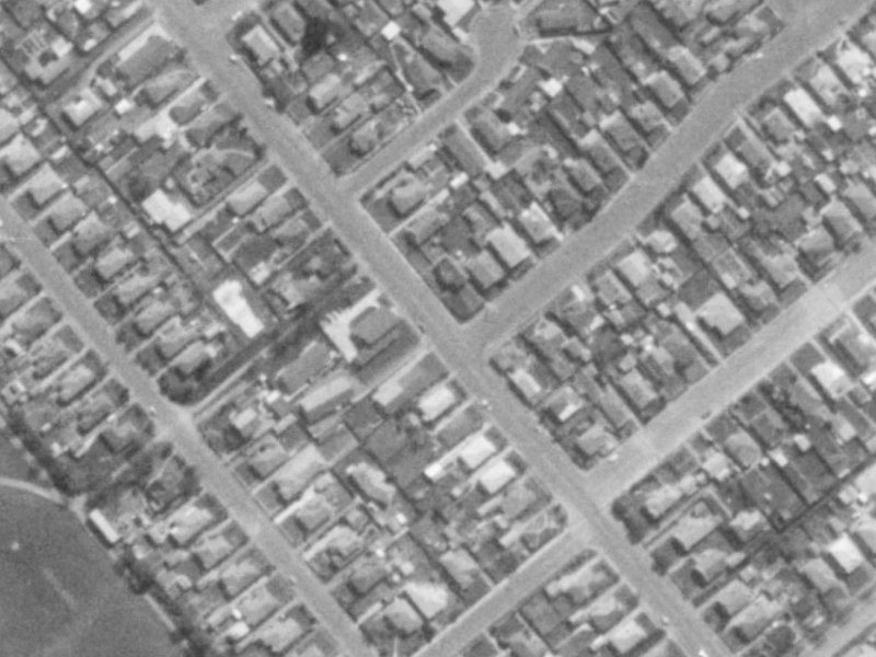 71 Simeon Street from the air, 1975-1979