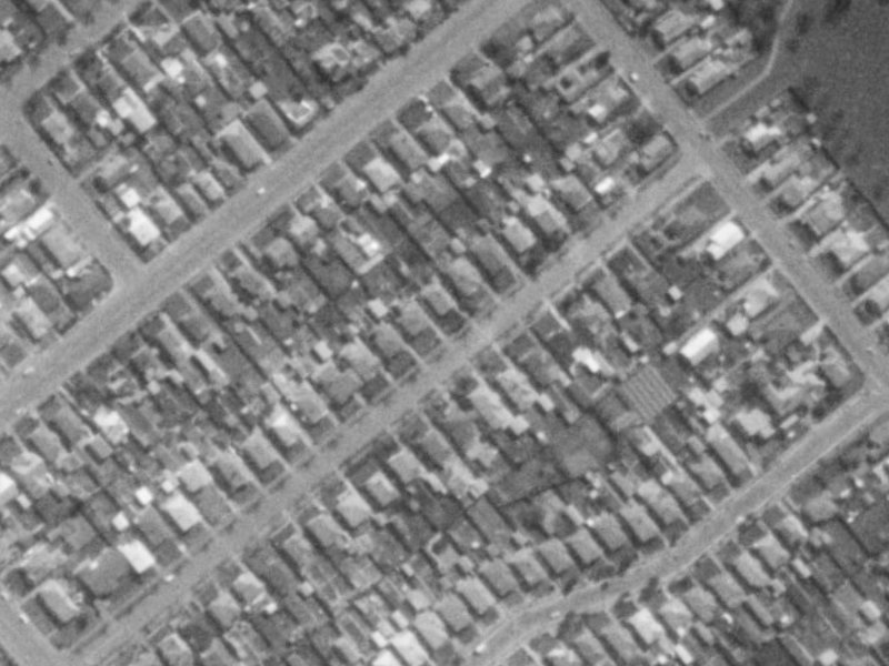 121 Roker Street from the air, 1975-1979
