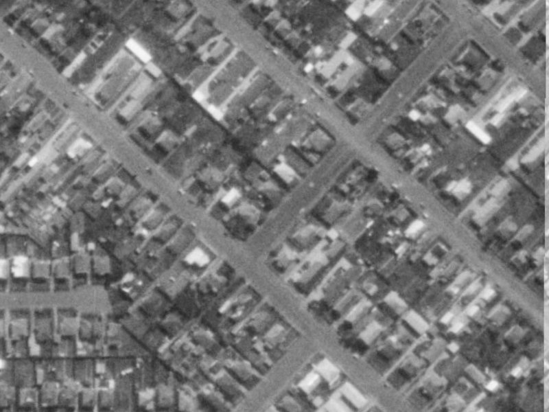 7 Montrose Street from the air, 1975-1979