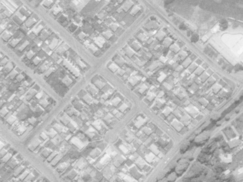 72 Hume Street from the air, 1975-1979