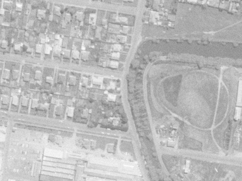 74 Cumnor Terrace from the air, 1975-1979
