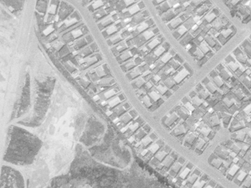59 Boston Avenue from the air, 1975-1979