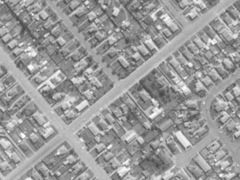 93 Neville Street from the air, 1975-1979