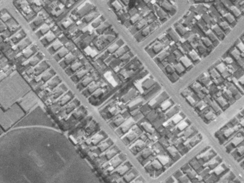 30 Sugden Street from the air, 1975-1979