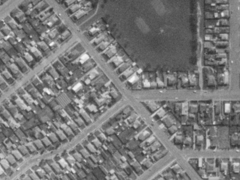 96 Strickland Street from the air, 1975-1979