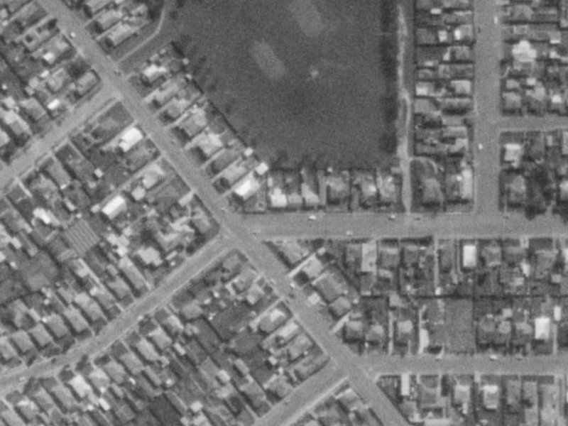 7 Devon Street from the air, 1975-1979