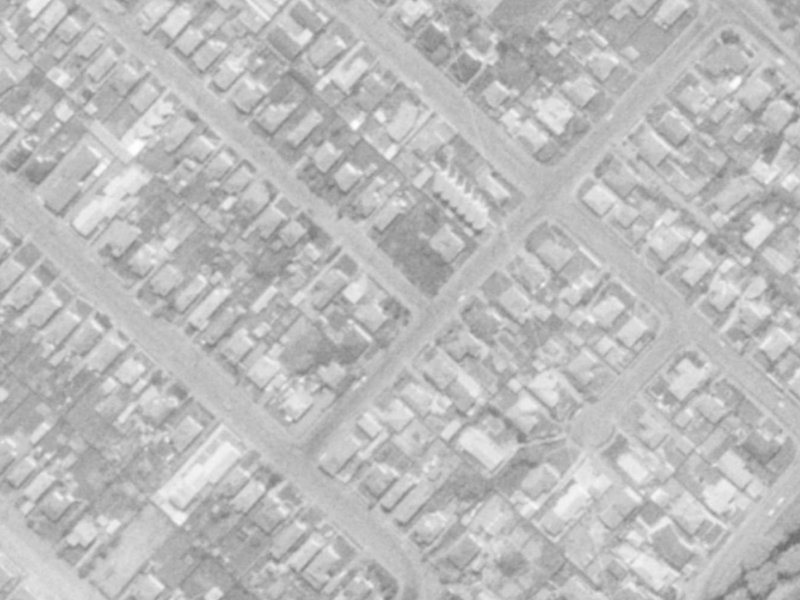 11 Rogers Street from the air, 1975-1979