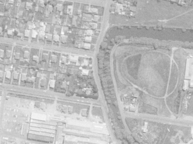 76 Cumnor Terrace from the air, 1975-1979