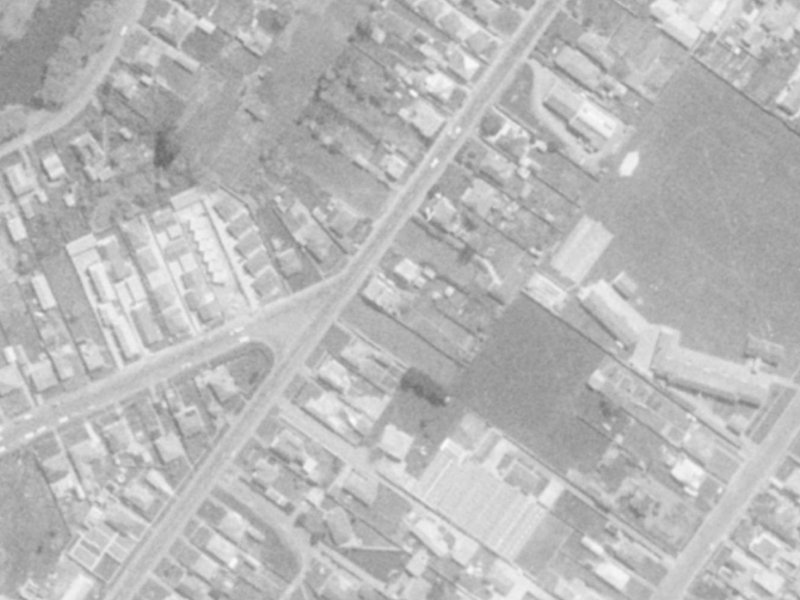 37 Rutherford Street from the air, 1975-1979
