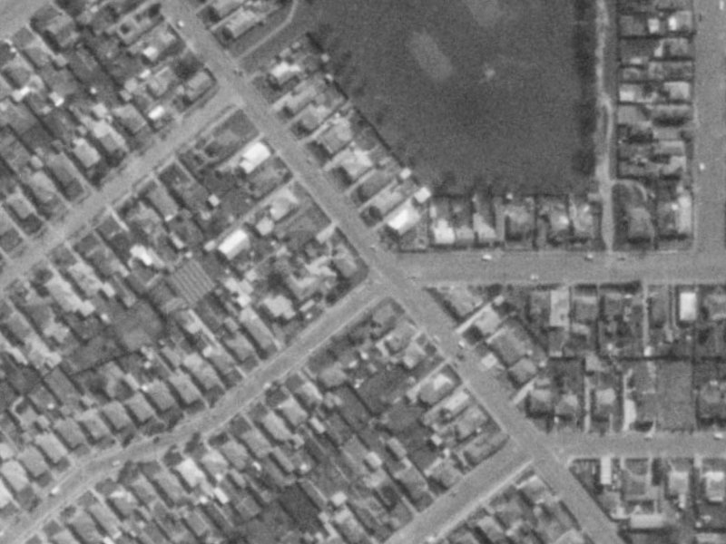 71 Strickland Street from the air, 1975-1979
