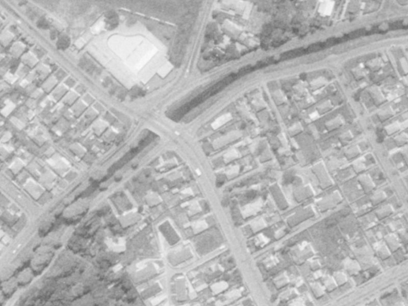 192-198 Wilsons Road from the air, 1975-1979